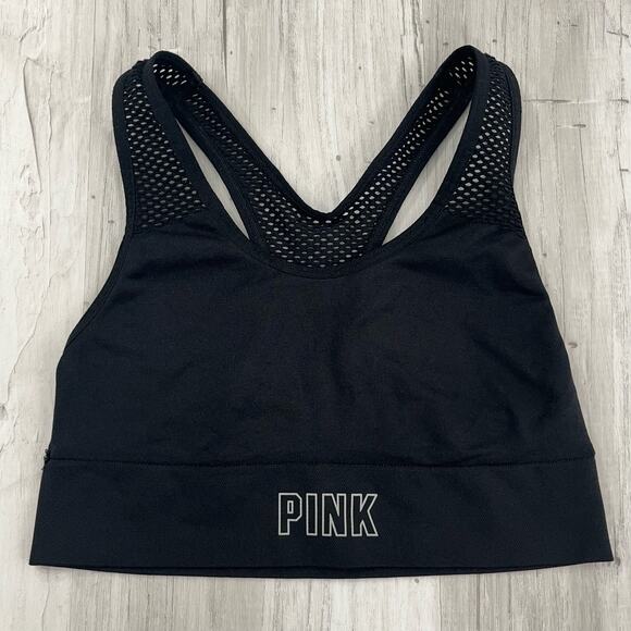 Pink Victoria's Secret Sport Seamless Lightly Lined Racerback Sports Bra XS - Picture 1 of 10